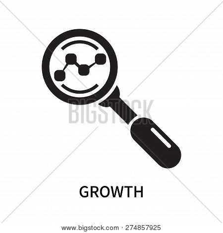 Growth Icon Isolated On White Background. Growth Icon Simple Sign. Growth Icon Trendy And Modern Sym