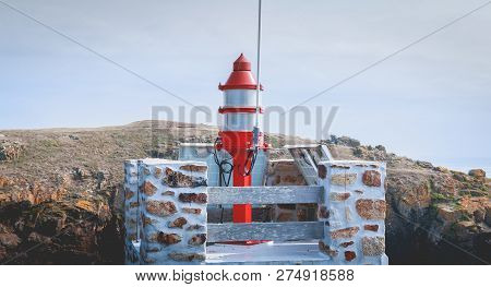 Semaphore At The Entrance Of The Port Of La Meule