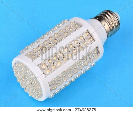 Led Tube Lamp At Dry Sunny Summer Day