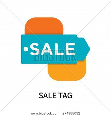 Sale Tag Icon Isolated On White Background. Sale Tag Icon Simple Sign. Sale Tag Icon Trendy And Mode