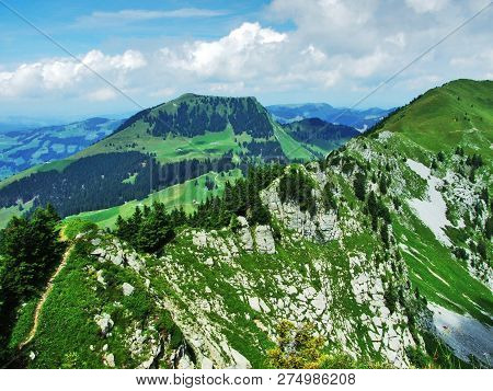 Stockberg Peak On The Obertoggenburg Mountain - Canton St. Gallen, Switzerland