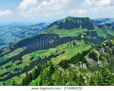 Stockberg Peak On The Obertoggenburg Mountain - Canton St. Gallen, Switzerland