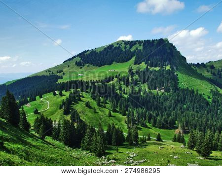 Stockberg Peak On The Obertoggenburg Mountain - Canton St. Gallen, Switzerland