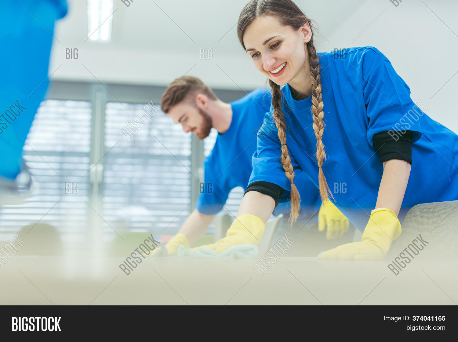 Cleaning Crew Wiping Image & Photo (Free Trial) Bigstock
