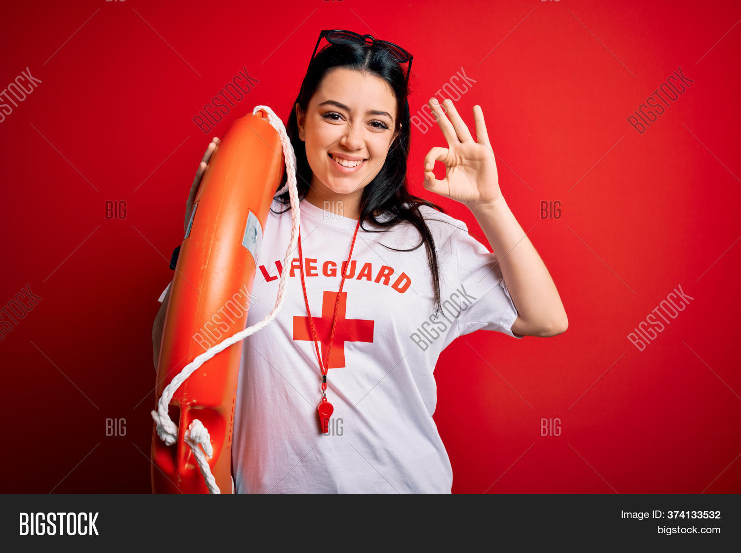Young Lifeguard Woman Image & Photo (Free Trial) | Bigstock