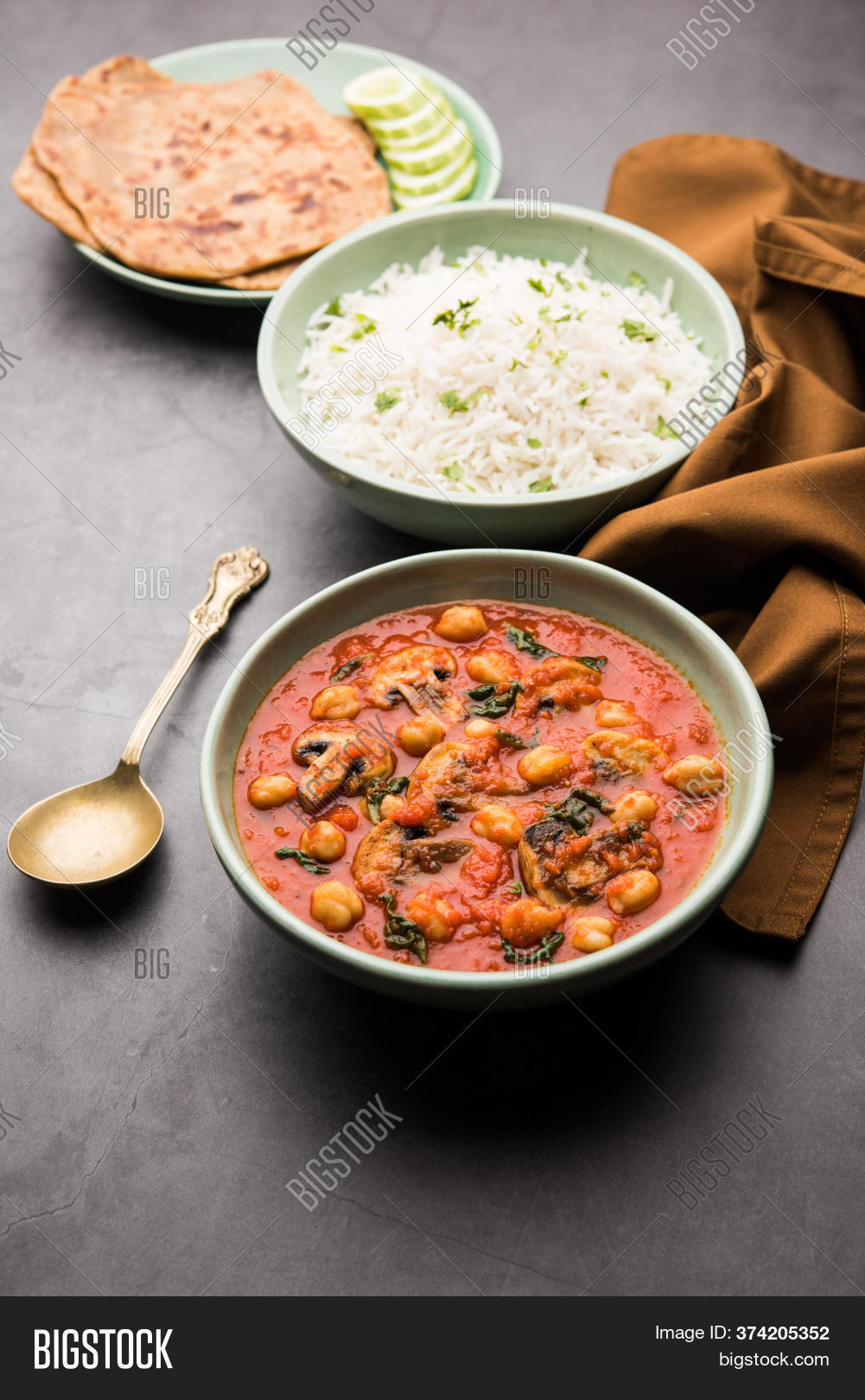 Indian Style Mushroom Image & Photo (Free Trial) | Bigstock