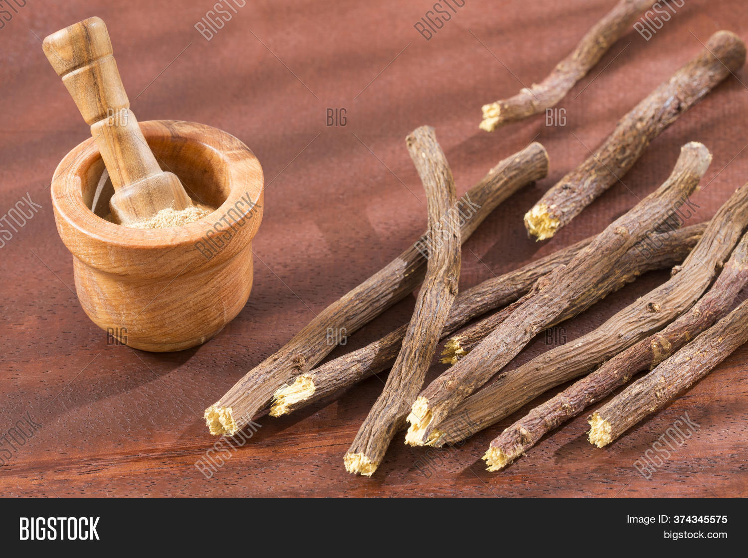 Stems Licorice Powder Image & Photo (Free Trial) Bigstock