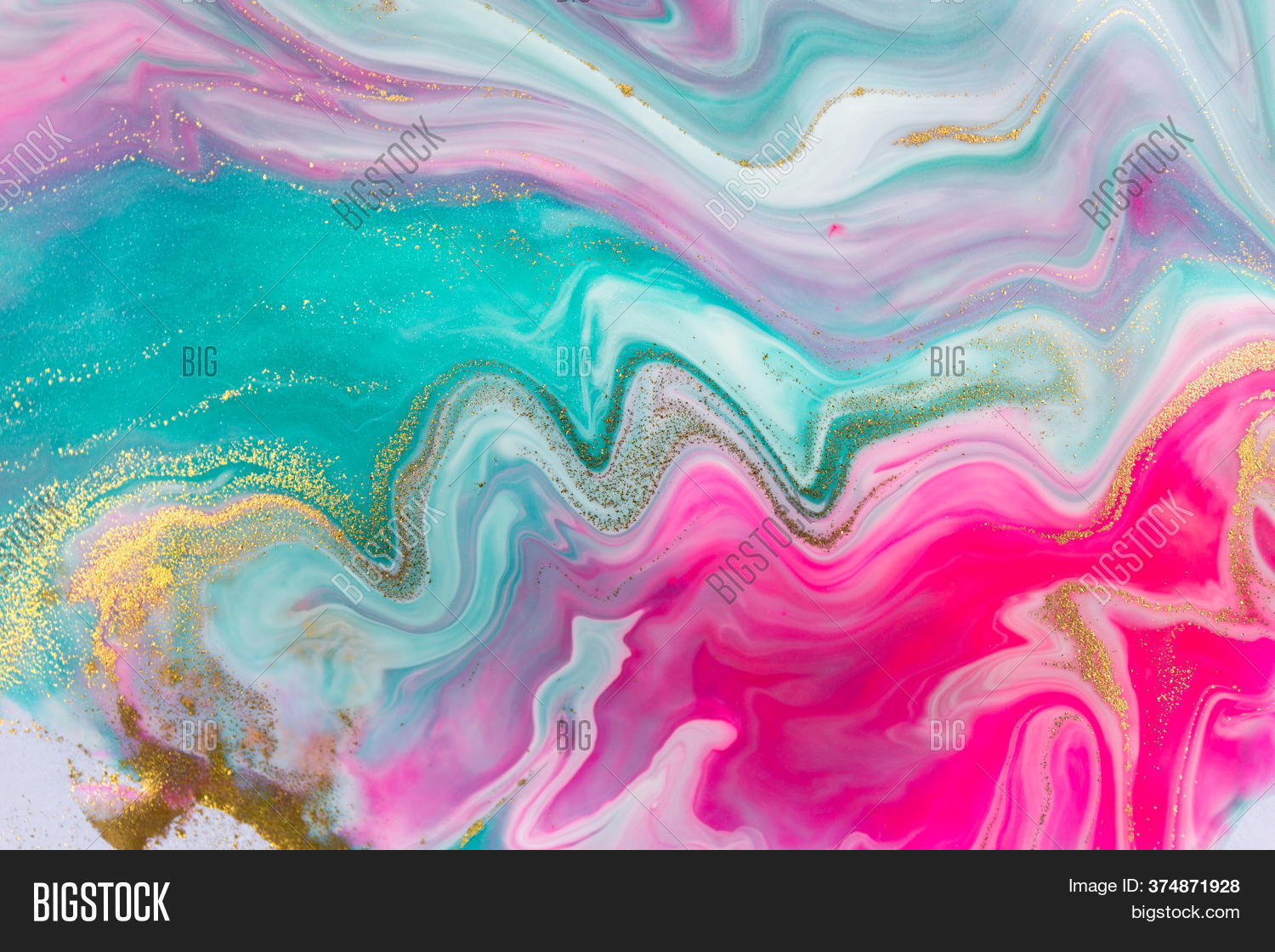 Pink, Gold Green Mixed Image & Photo (Free Trial) Bigstock