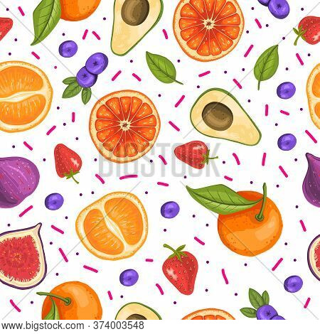 Healthy Food Vector Background. Set Of Two Vegetarian Concepts For Restaurants, Menu, Recipes And Ki