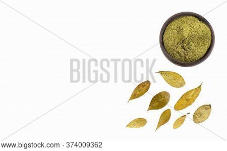 Coca Leaves And Flour - Erythroxylum Coca