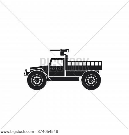 Illustration Vector Graphic Of War Truck. Good For, Perfect For Military, Army, Vehicle, Armored, Tr