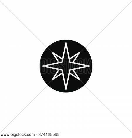 Illustration Vector Graphic Of Compass Icon. Fit For Map, Navigation, Direction, Destination, Locati