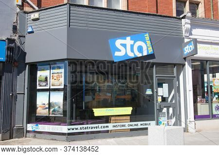 The Sta Travel Agents In Cheltenham, Gloucestershire In The Uk Taken 1st June 2020