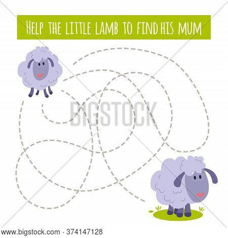 Matching Children Educational Game. Activity For Preschool