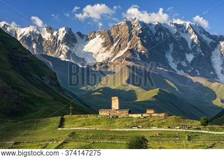 Incredible Views Of The Caucasus Mountains, Georgias Highest Summit - Shkar And Lamaria Monastery, U