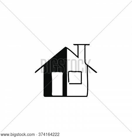 Illustration Vector Graphic Of Home Icon. Fit For Real Estate, Residential, Concept Website Etc.