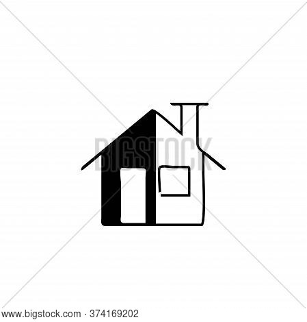 Illustration Vector Graphic Of Home Icon. Fit For Real Estate, Residential, Concept Website Etc.