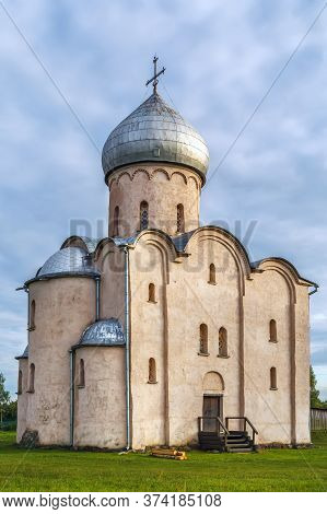 Church Of Our Savior On Nereditsa Hill, 1198  Is World Famous Church In Veliky Novgorod, Russia