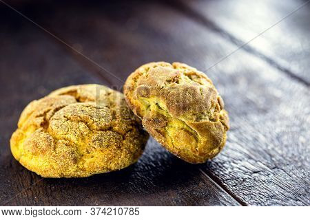 Corn Bread, Called In Brazil Broa Or Broinha, Corn Bread Served In June Or July Parties.