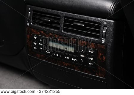 Novosibirsk/ Russia - April  02 2020: Toyota Land Cruiser 200  , Close Up Car Ventilation System And