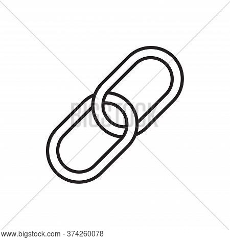 Link Icon Isolated On White Background. Link Icon In Trendy Design Style For Web Site And Mobile App