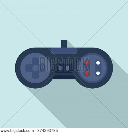 Arcade Gaming Joystick Icon. Flat Illustration Of Arcade Gaming Joystick Vector Icon For Web Design