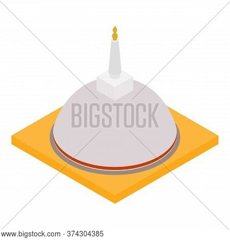 Anuradhapura Ruin Icon. Isometric Illustration Of Anuradhapura Ruin Vector Icon For Web