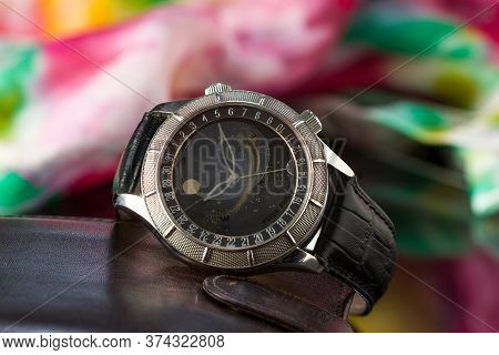 Israel. Rishon Lezion. 06/27/2020. Patek Philippe Watch On A Colored Background. A Lifestyle Concept
