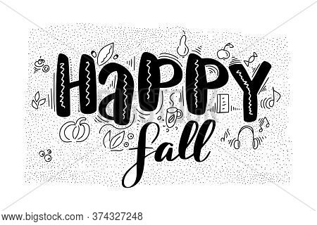 Vector Calligraphy Illustration Isolated On White Background