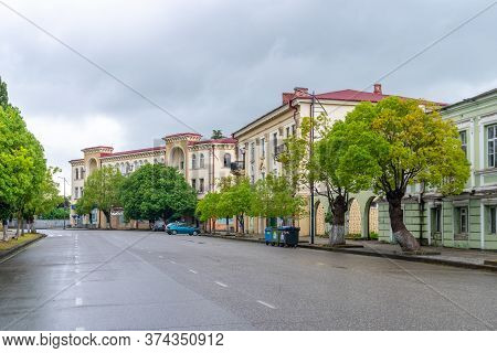 Poti, Georgia - 20, June 2020: Beautiful City Of Poti, Travel