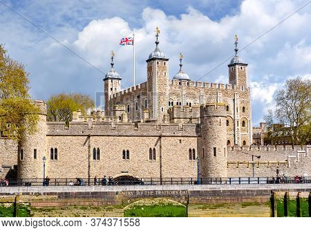 Tower Of London In Spring, United Kingdom
