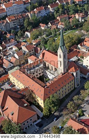 Franciscan Church of St. Francis of Assisi on Kaptol in Zagreb, Croatia