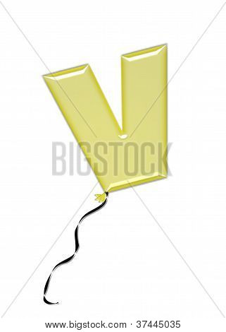 알파벳 풍선 보석 V