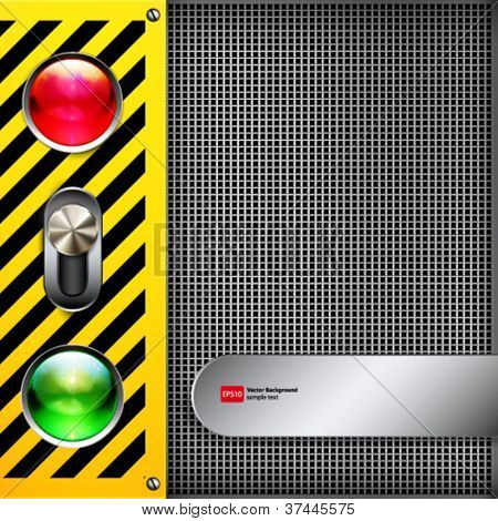 Vector abstract background with techno elements.