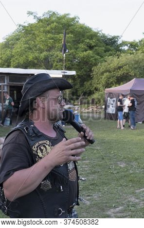 Artyom, Primorsky Krai, Russia - July 13, 2020: The Moto Quarantine Event Was Held In The Village Of