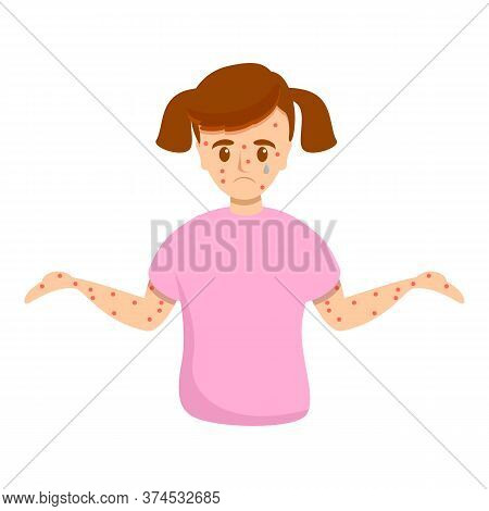 Ache Measles Icon. Cartoon Of Ache Measles Vector Icon For Web Design Isolated On White Background