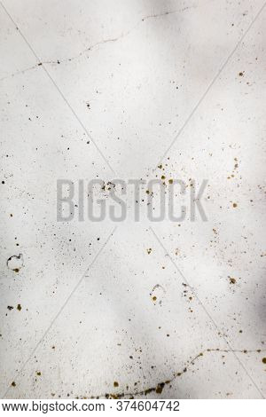 White Plastered Wall With Splashes Plaster Background