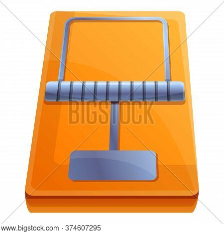 Mouse Trap Icon. Cartoon Of Mouse Trap Vector Icon For Web Design Isolated On White Background