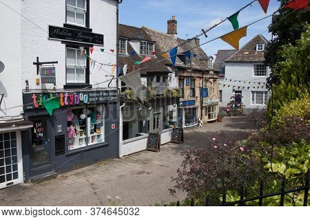 Shops In Chipping Norton Town Centre In West Oxfordshire In The Uk Taken On 22nd June 2020