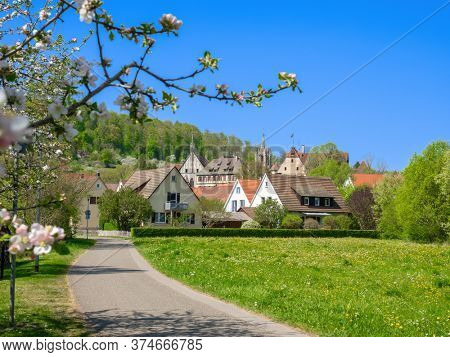 An image of a view to Bebenhausen with monastery