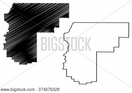 Payette County, Idaho (u.s. County, United States Of America, Usa, U.s., Us) Map Vector Illustration