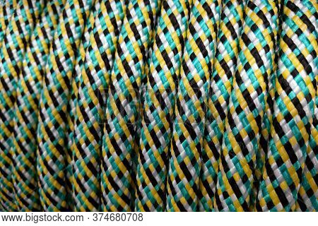 Colored Durable Rope In A Hardware Store, Selective Focus