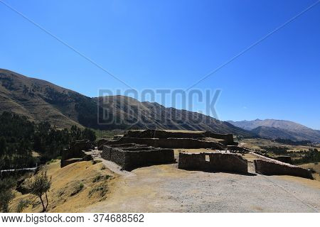 The Ruins Of The Incas Complex Of Puca Pucara