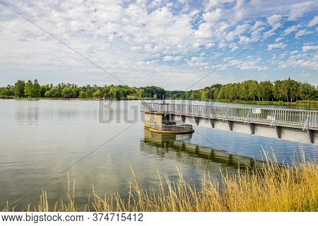 Lake Gebart (gébárti Tó) In Zalaegerszeg, Hungary