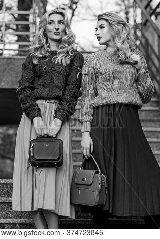 Matching Colors. Personal Stylist Service. Sweater Skirt Trend. Completing Each Other. Vogue Concept