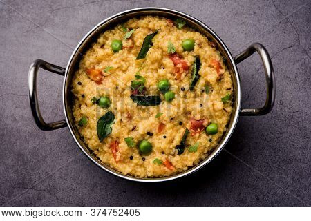 Dalia Khichdi Or Daliya Khichadi Is A Delicious One Pot Meal Made From Broken Wheat And Vegetables,