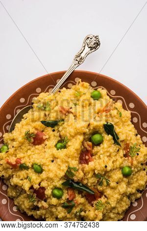 Dalia Khichdi Or Daliya Khichadi Is A Delicious One Pot Meal Made From Broken Wheat And Vegetables,