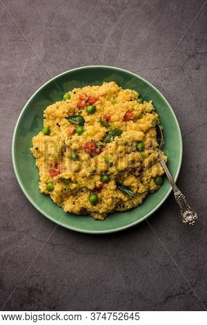 Dalia Khichdi Or Daliya Khichadi Is A Delicious One Pot Meal Made From Broken Wheat And Vegetables,