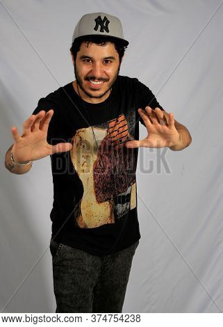 Salvador, Bahia / Brazil - January 19, 2016: Fabricio Cardoso Kraychete, Better Known As Tom Kray Or