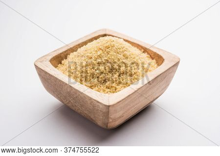 Raw Broken Wheat Or Daliya Or Dalia, Selective Focus
